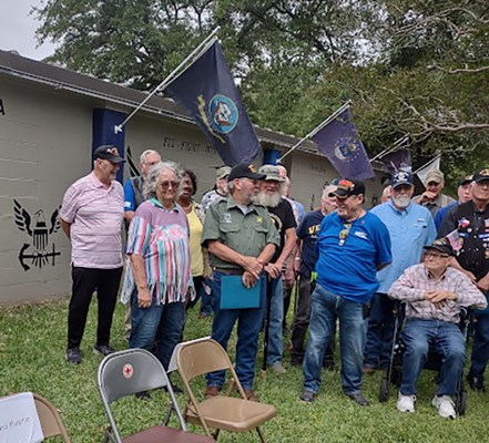Honorary Partner ceremony for TX VVA Chapter 932 by the Mary Tyler NSDAR.
